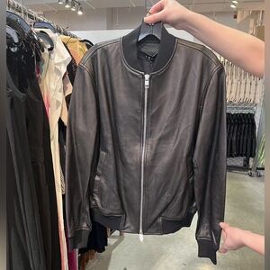 IRO ODAN PERFORATED LEATHER JACKET